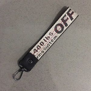 Off-White Lanyard Keychain